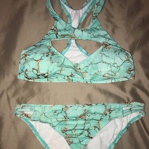 Two piece swim suit by Reef
